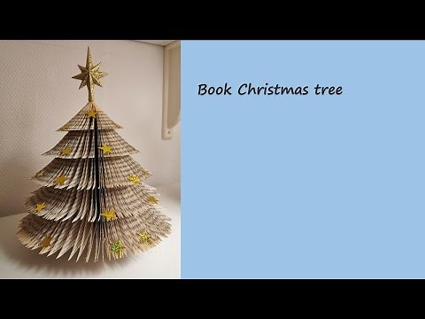 DIY Book Christmas Tree / Weihnachtsbaum aus Buch / 圣诞树手工