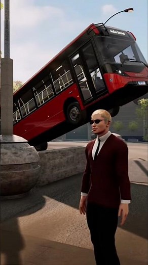 The trainee parked perfectly! Bus Simulator 21 Next Stop #bus #simulator #funny