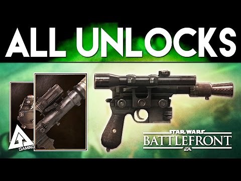 Star Wars Battlefront All Unlocks - Star Cards, Weapons & Traits