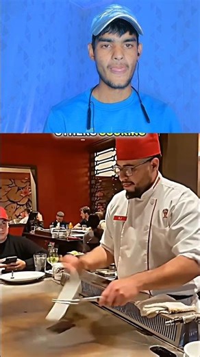 Teppanyaki Chef vs. Ordinary Cooks: Amazing Cooking Skills 🍳🔪 #shorts #CookingSkills
