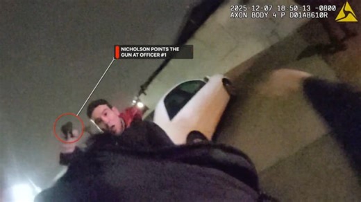 Fresno alley encounter turns violent as suspect fires at officer’s head: bodycam