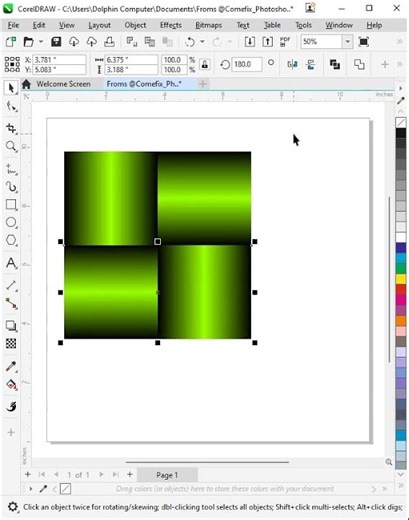 How to Create Pattern Design in CorelDRAW | Tutorial Tricks & Tips #shorts #coreldraw