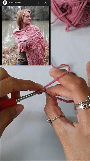 🌟 Crochet a shawl with me #crochet#crosia#croche#handmade#crocheting#yarn#crochetshawls#artandcraft