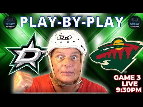 🔴 LIVE 🏒 Minnesota Wild vs Dallas Stars | Game 3 | Western Conference Playoffs