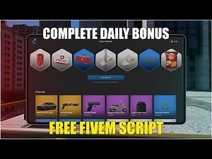 [QB/ESX] Complete Daily Bonus | Free Fivem Scripts | Installation & Showcase
