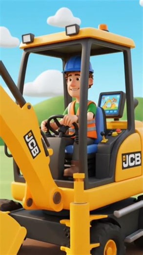 JCB Digging a Big Hole! 😲🚜 Fun Construction Video for Kids