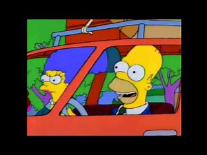 Bart / Homer sing on top of spaghetti