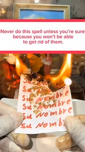 Never do this spell unless you're sure,because you won't be able to get rid of them,write their name seven times on a piece of paper using red ink,sprinkle sugar on it spray it three times with your perfume,burn the paper and the results will amaze you. #CapCut #witch #witchtok #witchcraft #witches #Florida #miami #newyork #california #Arizona | Real Witchcraft