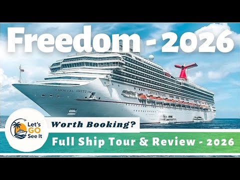 Carnival Freedom - Full Tour and Review of all there is to do on board.