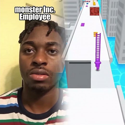 When it’s your first day at Monster’s Inc #funny #shorts