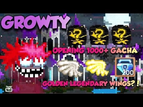 GrowTY | Growtopia Private Server | Opening 2000 Golden Gacha Live!!