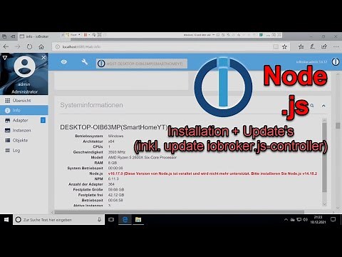 ioBroker Installation mit Node.js update auf v14 und ioBroker.js-controller v3.3