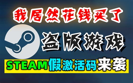 steam激活码也有假的？我居然花钱买了盗版游戏