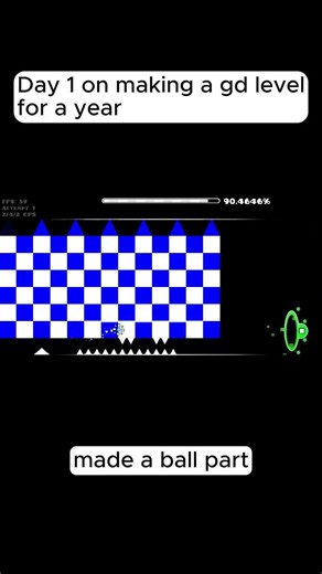 Day 1/365 on making a gd level for a year #gd #gaming #deco #capcut