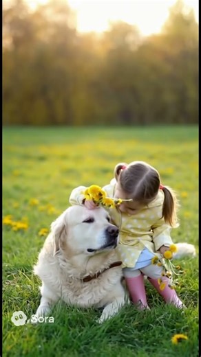 少女とイッヌ🐶 #ai #animals #sora #shorts
