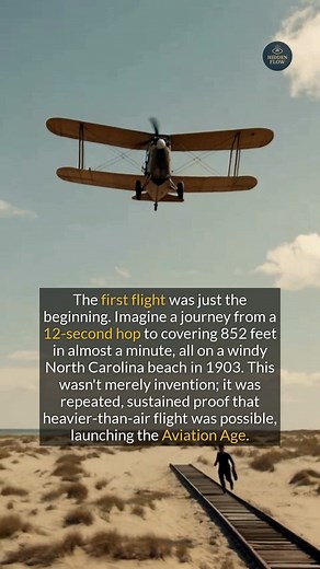 The Wright brothers made history with their pioneering flights in Kitty Hawk. #history #aviation #invention #didyouknow | Unseen Moments | Facebook