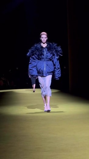 @Kendall Jenner and #HunterSchafer walk #Prada’s fall 2022 runway during #MilanFashionWeek. Head to Vogue.com for more #VogueRunway coverage.