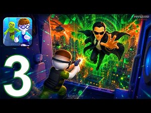 Helicopter Escape 3D - Gameplay Walkthrough Part 3 - Matrix Theme Event (iOS, Android)