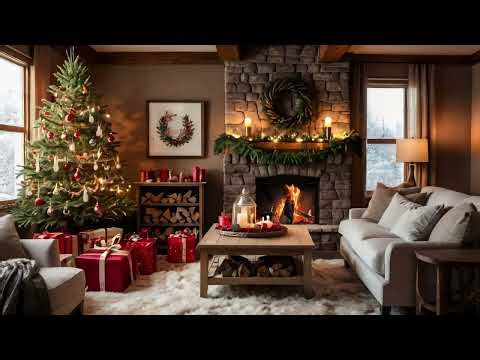 Cozy Christmas Instrumental Music 🎄 | Peaceful Holiday Songs for Sleep, Study & Relax