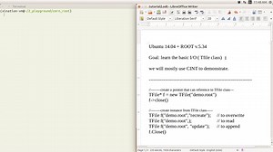 CERN ROOT tutorial for beginners -- 1. File I_O (TFile Class)