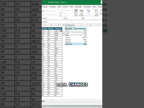 Excel Tips #116: Excel’s NEW PivotTable Auto-Refresh! 🚀 No More Manual Updates