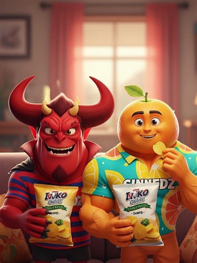 Udin dan Raja Iblis Makan Snack Kentang #udindindindun #funnyvideos #funny