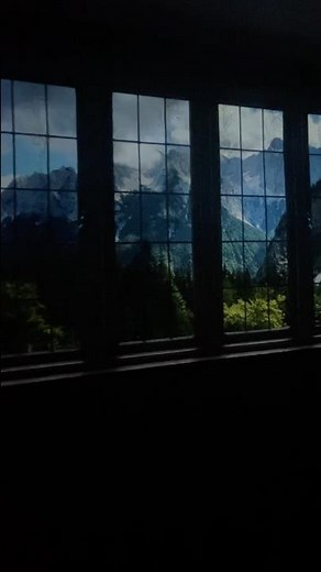 Fake Window in my room looks real 🤭😍 | PROJECTOR #fakewindow #windowframe #projector #amazing