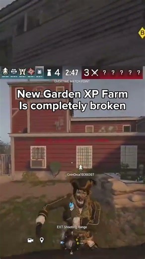 New Garden XP Farm Strategy #rainbowsixsiege #R6s #siege