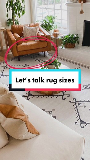 ❗️Honourable mention! You can also layer smaller rugs together for a more eclectic look. I’ll cover this in a future TikTok! #interiordesign #homedecor #rug #howtochoosearug #rugs #rugsoftiktok