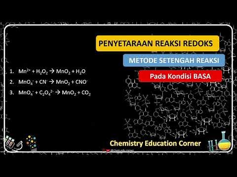 Penyetaraan Reaksi Redoks pada Suasana Basa #3 Mn2+ H2O2 MnO2 H2O MnO4- CN- CNO- C2O42- CO2
