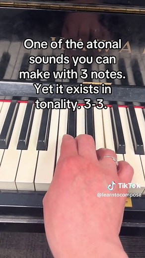 Exploring Atonal Sounds with Three Notes