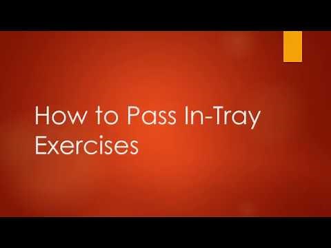 In-Tray Tips - How to Pass In Tray Exercises