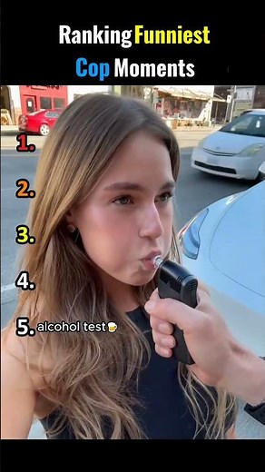 Ranking The Funniest Cop Moments 👮‍♂️ #funny #police #fail