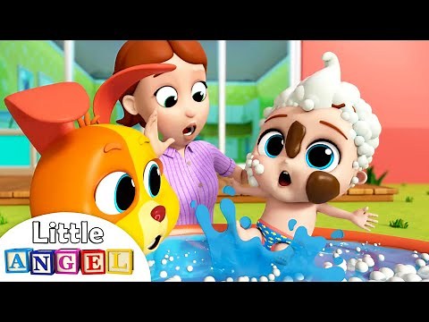 Let's Get You Cleaned Up Baby John! | Little Angel Kids Songs & Nursery Rhymes