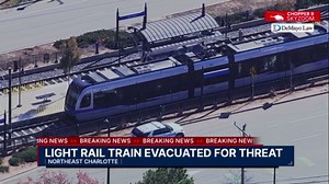 Suspect in custody after bomb threat disrupts light train service