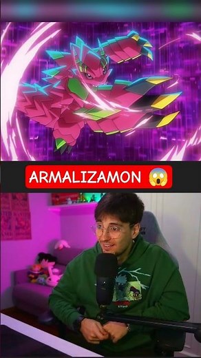 ARMALIZAMON evo 😱 Reaction #digimon #digimonbeatbreak #armalizamon