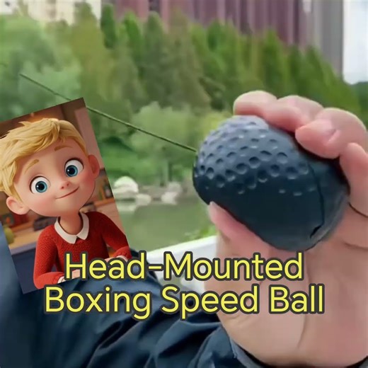 Head-Mounted Boxing Speed Ball#funny #boxingball