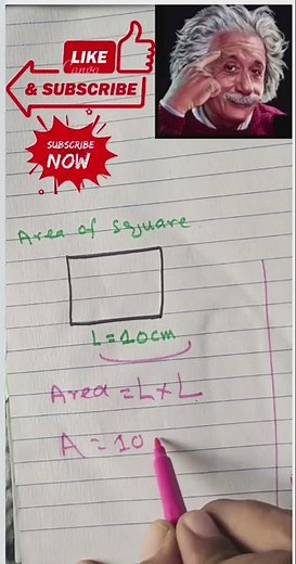 How to Find the Area of a Square | Easy Method with Examples | MathPhysicsAcadmy