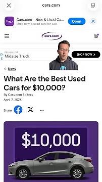 These are the best used cars for $10,000.