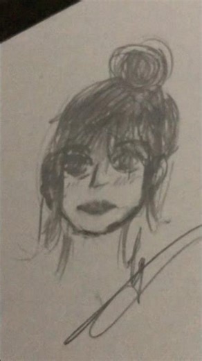 Random female sketch #drawing #sketch