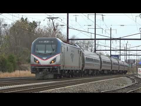 20191107 November 7 2019 SEPTA MARC push pull Amtrak Northeast Corridor NEC Eddington Station