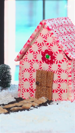 Food Network on Instagram: "This holiday hack never gets old! Forget the gingerbread and grab some peppermint candy for the ultimate edible house 😋 Don't miss an all-new episode of #SweetEmpire: Winter Wars, Sunday @ 9|8c."
