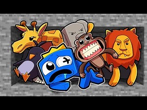 UNDERGROUND ANIMAL ZOO! (Minecraft)