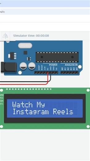 🧠 Creativity | Arduino LCD Display Project | Tinkercad Simulation Circuits C++ Coding #arduinoproject #lcddisplay #coding #viral #gifts | Instagram
