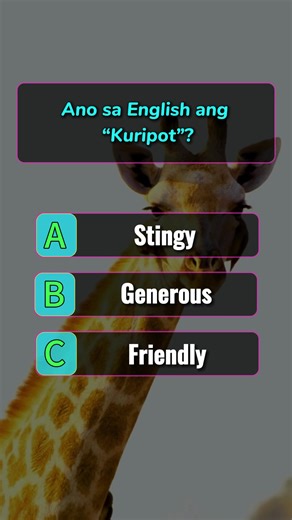 Engaging Filipino-English Quiz Challenge