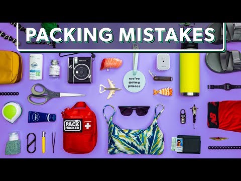9 Common Packing Mistakes (And How To Fix Them) | One Bag Travel Tips