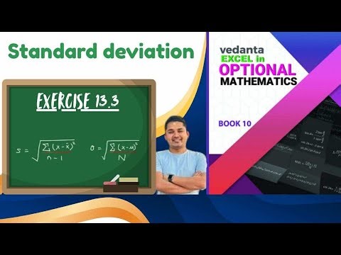 Class 10 Optional Math | Standard Deviation Solutions |Exercise 13.3 Q.4 to Q.6 | Vedanta Excel Book