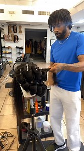 Pinning Curls in Real Time 😁 22” Body Wave Closure Wig from WeltonsWorld.com 💙🤩 | Welton Wardell Jr.