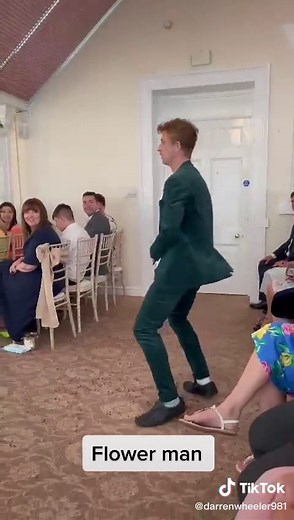 Gay wedding. Flower man. #gay #gaywedding #friends #fyp #funny | Flower Man At The Wedding