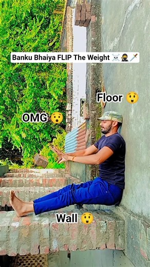 Banku Bhaiya FLIP The Weight ☠️🥷🗡️ #shorts #ashortaday #bankubhaiya